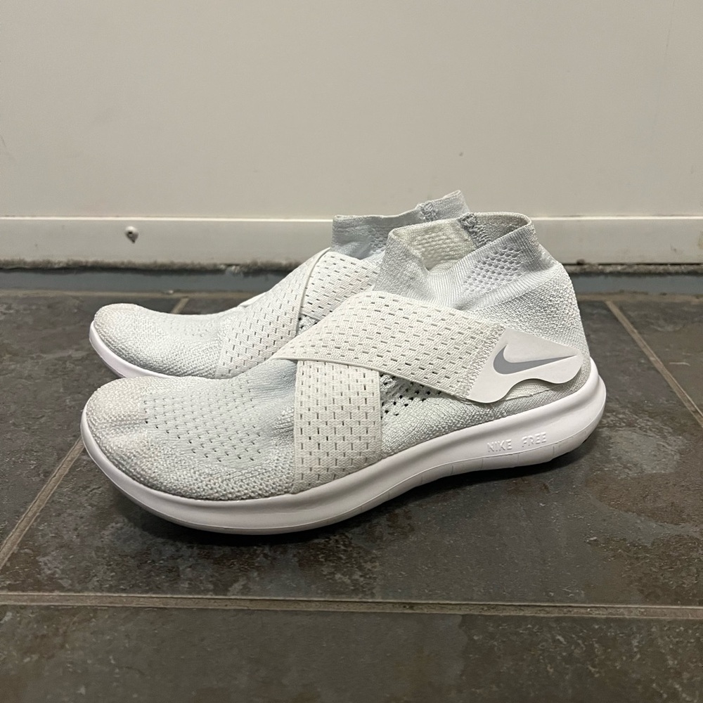 Nike White Slip-On Sneakers
